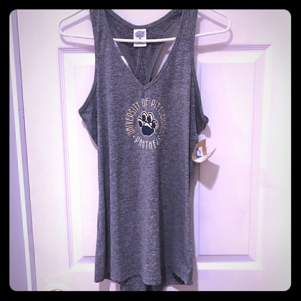 **NWT** Pittsburgh Panthers medium grey tank top